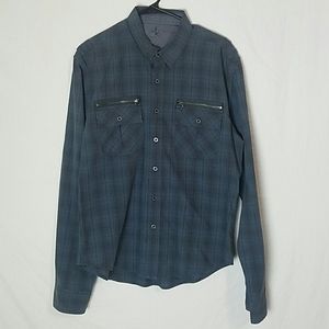 Calvin KleinCK One, Long Sleeve Button Down Size L